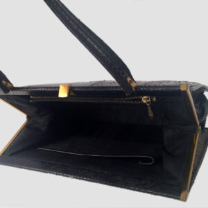 black-snakeskin-single-strap-purse