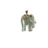 vintage 14kt green jade elephant pendant charm