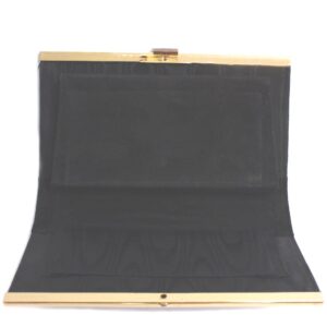 max factor black clutch evening purse bag