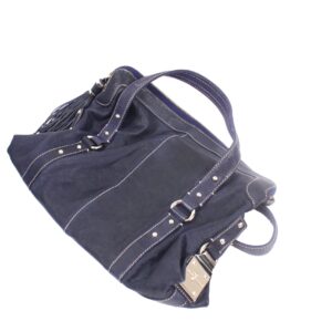 7 for all man kind blue leather handbag