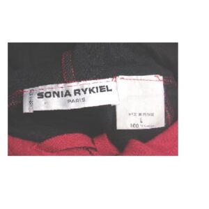 vintage Sonia Rykiel red quilted hooded jacket made in France