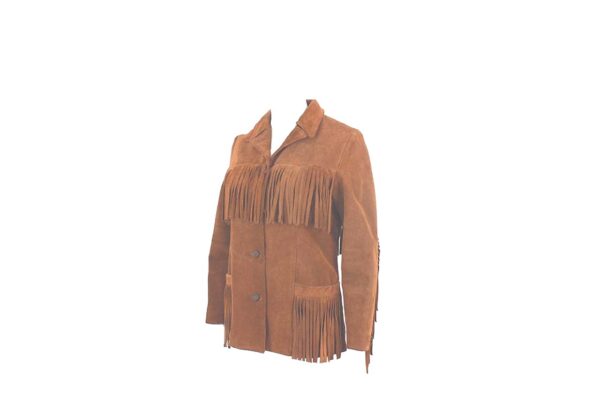 Vintage Adler of California fringe suede jacket