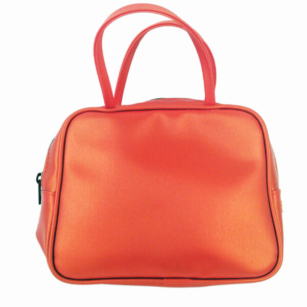 sonia rykiel tangerine orange cosmetic purse bag