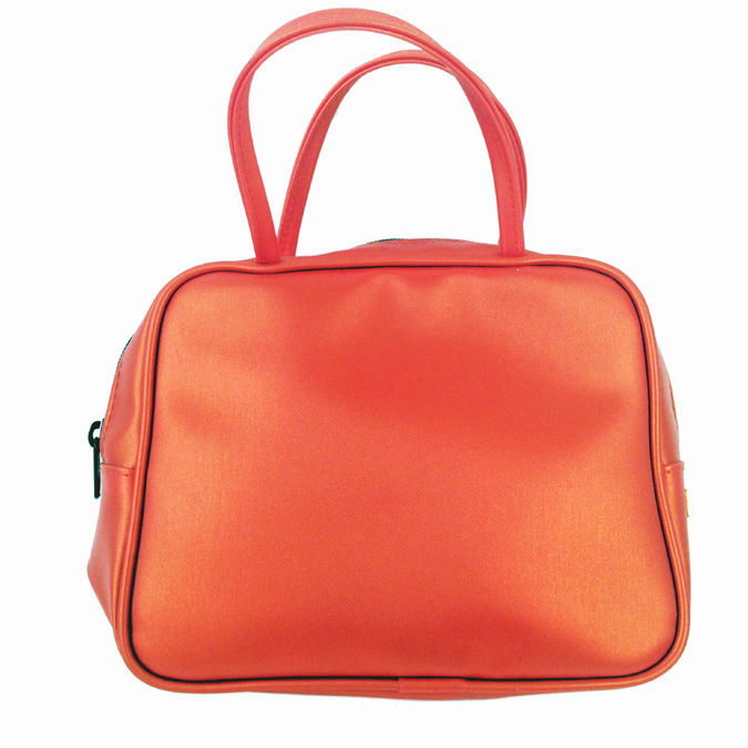 Sonia Rykiel Orange Satin Purse Cosmetic Bag - Momentum Vintage