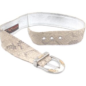 80s willy van rooy snake skin vintage belt