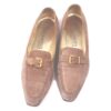 Bottega Veneta suede buckle flat shoes