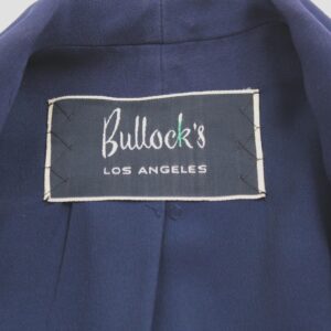 vintage 40s navy blue nipped waist jacket