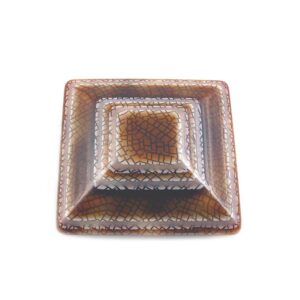 vintage Lea Stein Paris geometric cube brooch pin