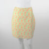 lilly pulitzer orang green yellow mini skirt