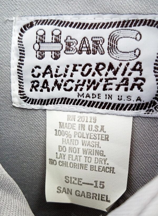 H Bar C California western ranch wear vintage shirt