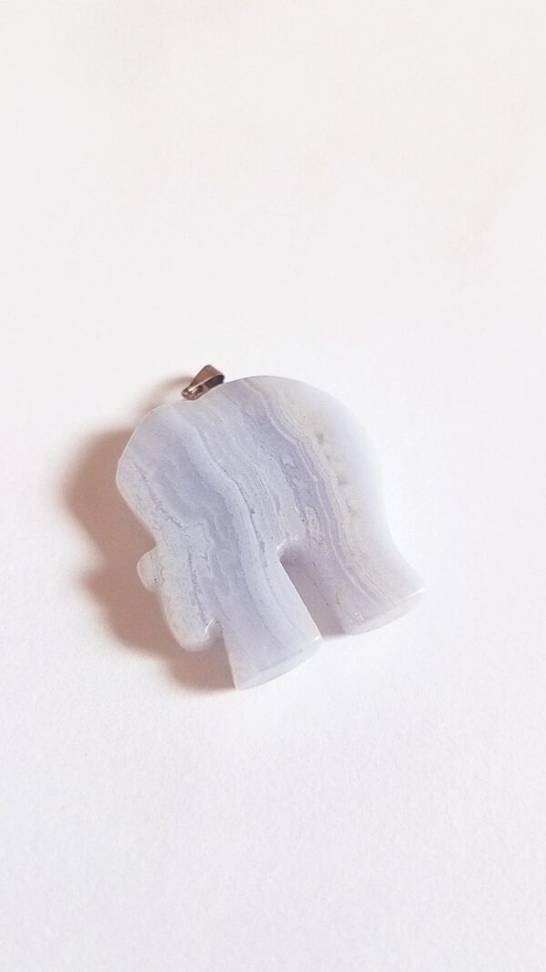 14k lavender jade elephant pendant charm