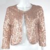 forever 21 crop sequined waist jacket