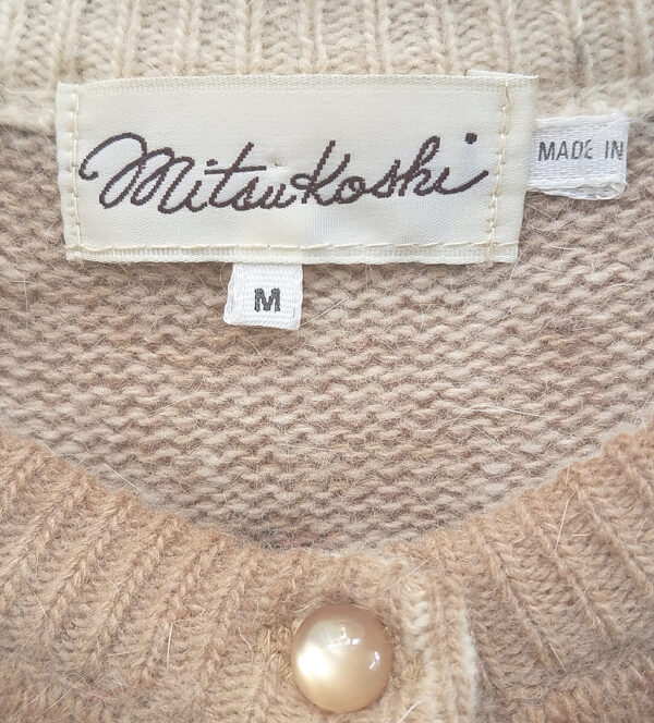 rare mitsukoshi floral cardigan vintage sweater