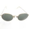 vintage ray ban green lens gold tone metal frame sunglasses