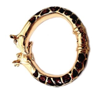 Robero Cavalli two headed giraffe bracelet