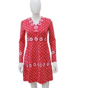 vera neumann floral medallions 60s vintage dress