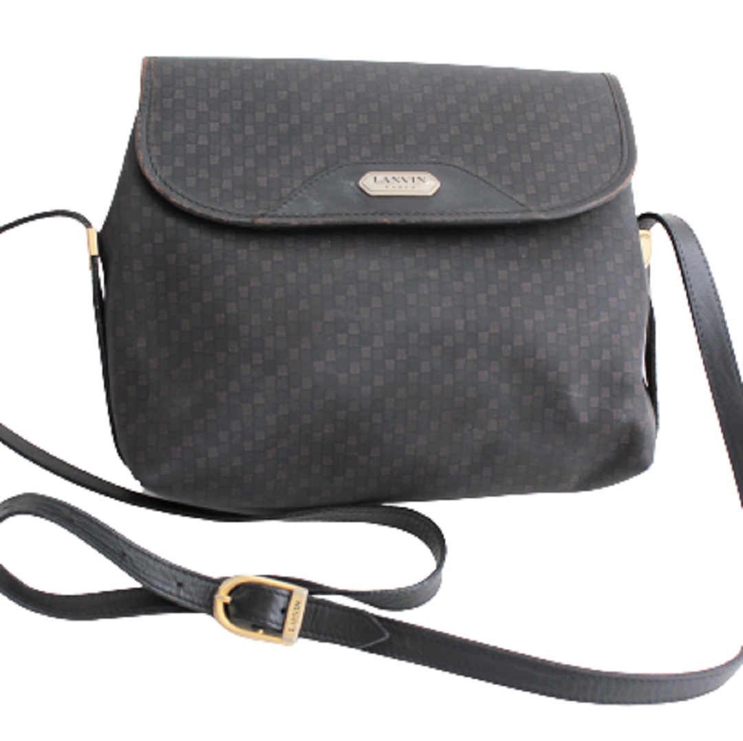 NWT $1495 Lanvin Paris Butter Soft Leather Chain Strap Tall Slim Handbag  Black | eBay
