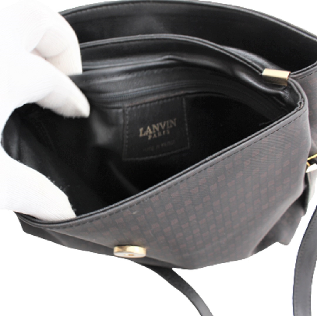 auth lanvin paris leather crossbody bag, Women's Fashion, Bags & Wallets,  Purses & Pouches on Carousell
