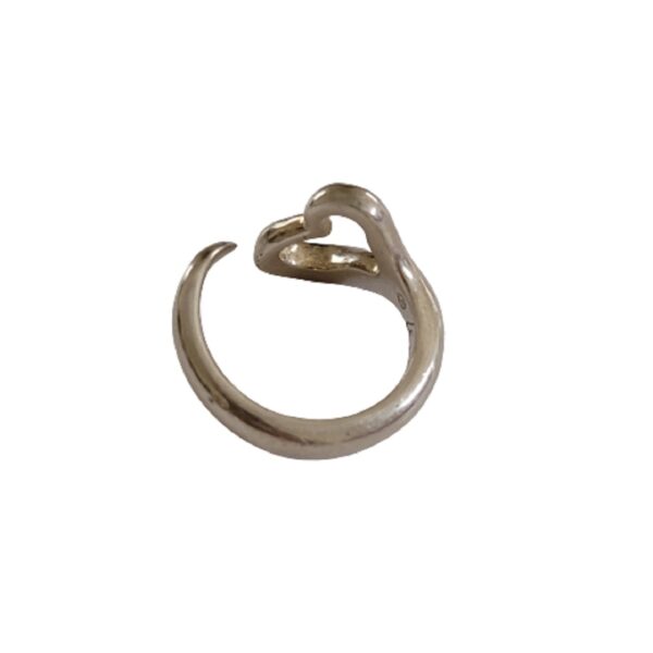 tiffany elsa peretti sterling open heart ring