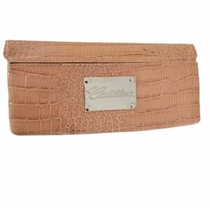 cadillac alligator embossed clutch purse