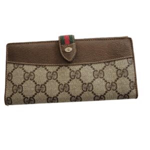 Gucci Brown Vintage Leather Wallet