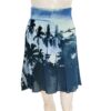 aaron chang palm trees print tropical nwt skirt