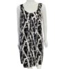 micheal kors black dress white gray paint print designs