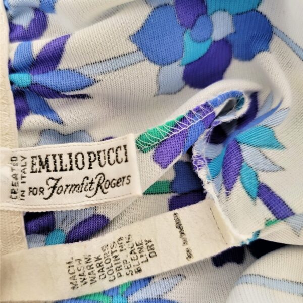 emilio pucci 60s floral graphics vintage slip