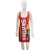 skittles candy original tie waist mini tank dress costume