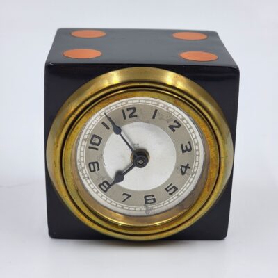 vintage bakelite dice clock