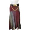 Anthropologie cecilia prado high low skirt multi colors midi skirt