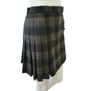 Ralph lauren wool wrap tartan pleated mini skirt