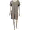 Theory gray cashmere double pocket front dress.