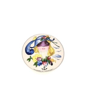 Jean Mercier Paris le ballon round porcelain villeroy boch candy trinket jewelry box