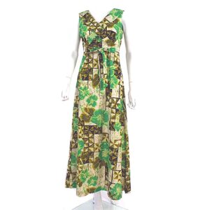 Vintage Nei 50s Hawaii Honolulu multi floral print dress