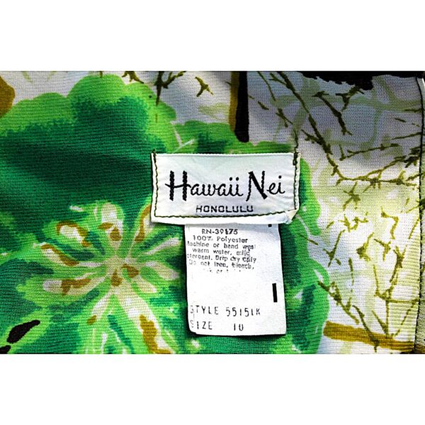 Vintage Nei 50s Hawaii Honolulu multi floral print dress