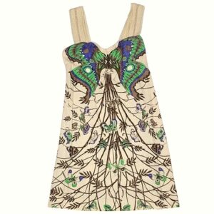 Vintage Free People butterfly print designs mini