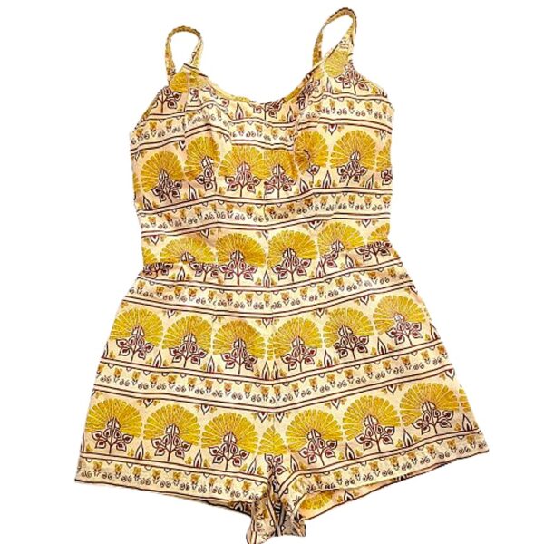 Vintage original rose marie reid floral 50s playsuit romper