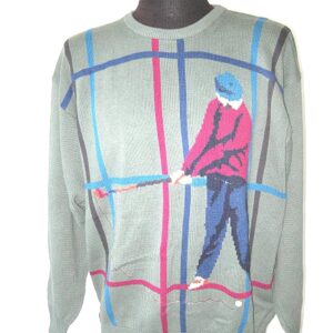 Vintage Pringle 80s golf motif sweater