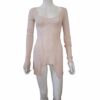 Armani Exchange pink body con sweater dress or top