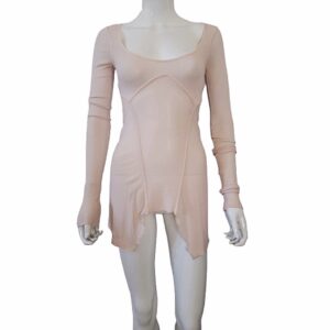 Armani Exchange pink body con sweater dress or top