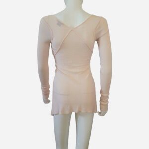 Armani Exchange pink body con sweater dress or top