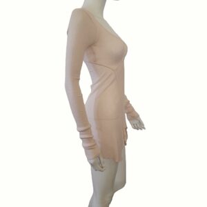 Armani Exchange pink body con sweater dress or top