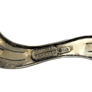 Vintage Theodor Fahrner sterling silver 925 bow style brooch pin