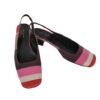Kate Spade New York multiple colors stripe flat slingback shoes