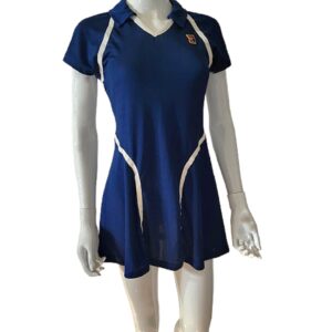 Vintage nike blue and white tennis challenge court mini dress