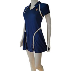 Vintage nike blue and white tennis challenge court mini dress
