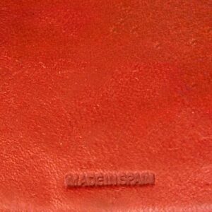 Christian Dior red leather coin purse vintage pouch
