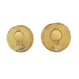 Escada margaretha ley 80s pearl vintage clip on earrings
