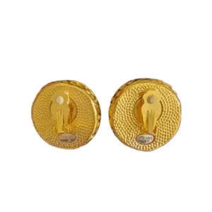 Escada margaretha ley 80s pearl vintage clip on earrings